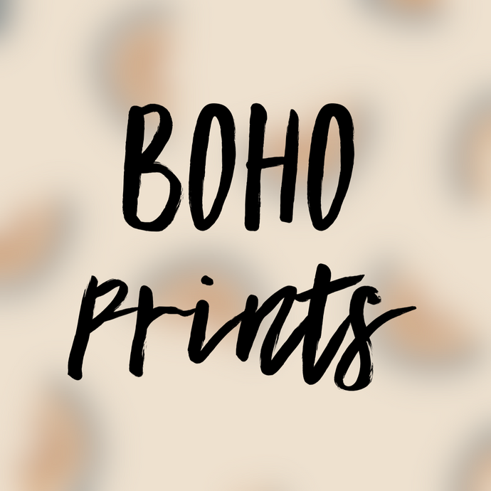 PRINT OPTIONS - BOHO